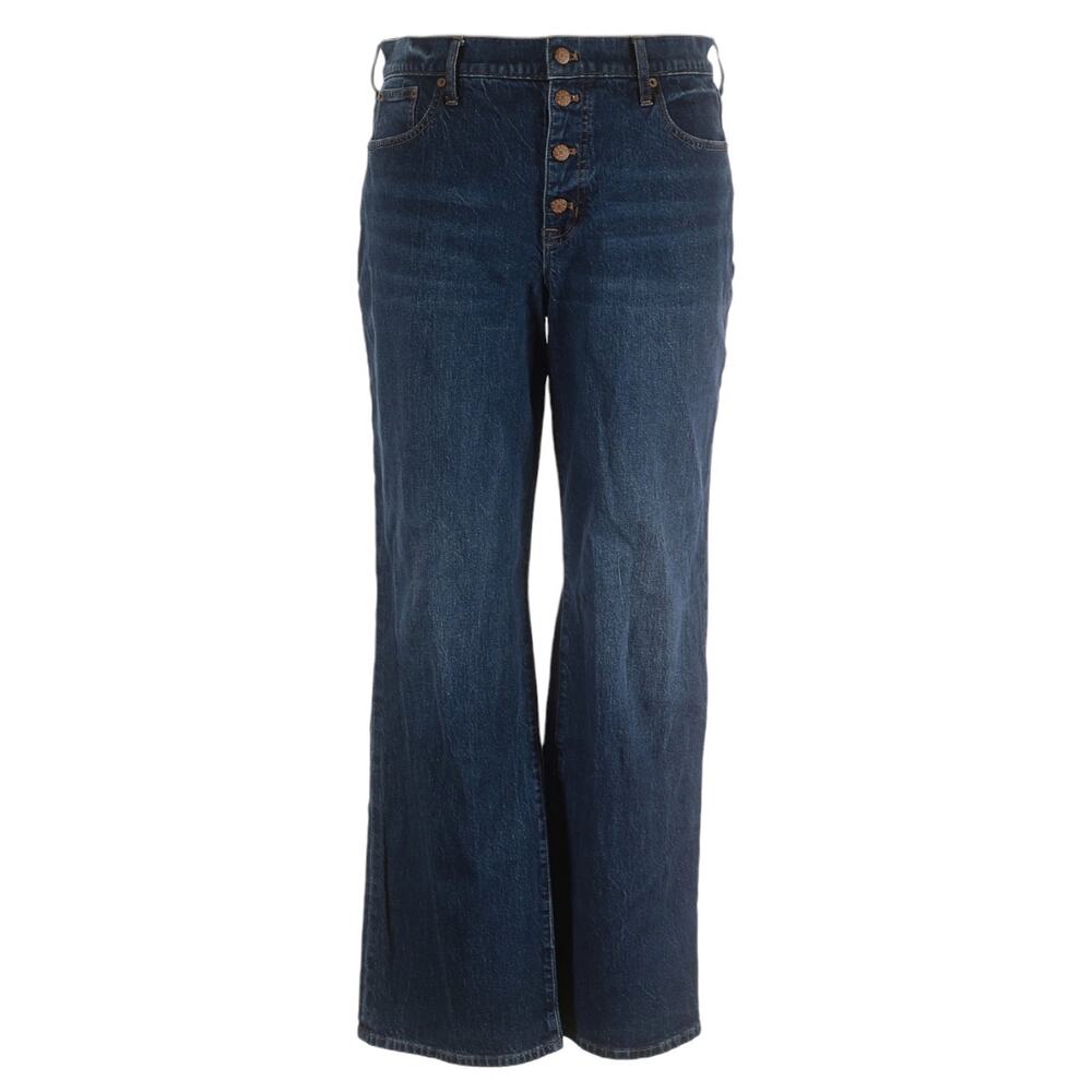 J.Crew® Full Length Wide Leg Women's Jeans 32T Size 32 TALL Great Condition